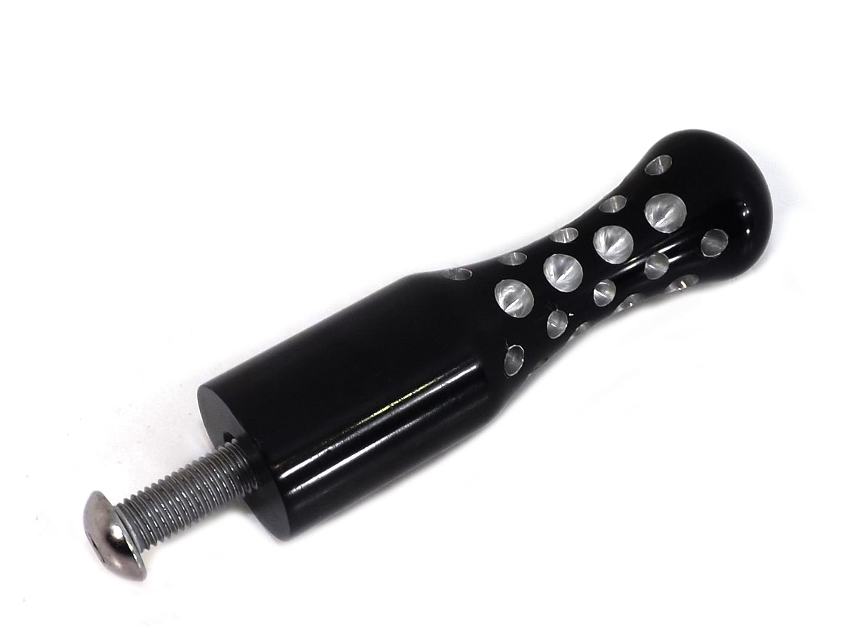 HARLEY schwarzer Agostini Schalthebel-Trittbrett Contour-Stil passend für 1952-1984 FL, 1971-1984 FX, 1982-1994