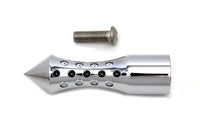 HARLEY Chrom Agostinni Schalthebel-Fußraste im Spike-Stil passend für 1952-1984 FL, 1971-1984 FX, 1982-1994 F