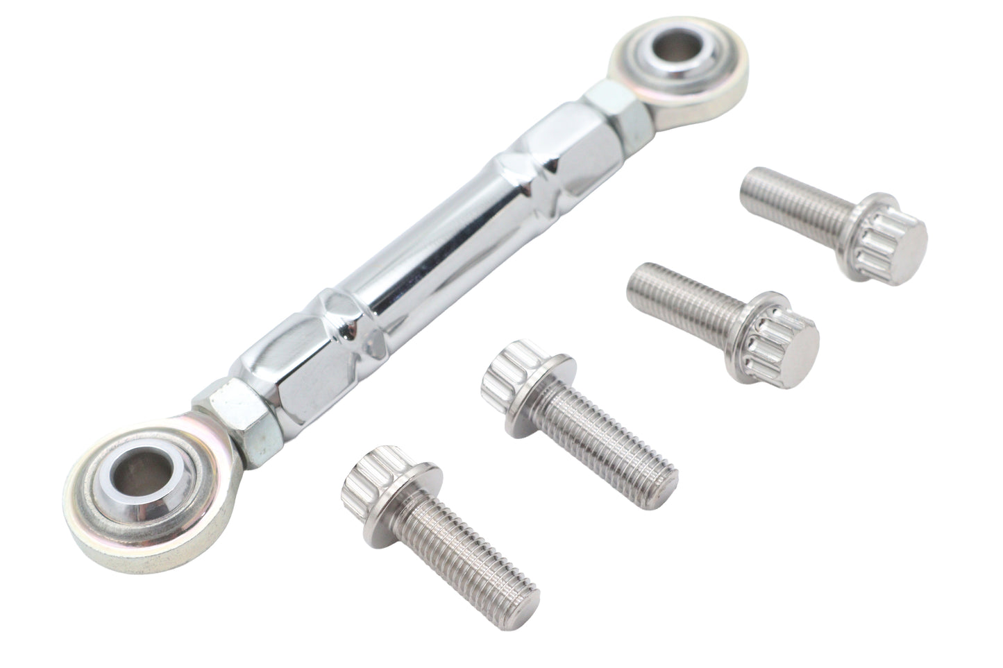 HARLEY Schaltgestänge-Kit aus Aluminium Chrom Passend für 1983-1994 FXR, 1991-2017 FXD,