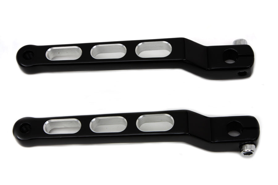 HARLEY Fersen-Spitzen-Schalthebel-Set Schwarz Passend für 1986-2017 FLST, 1986-UP FLT, 1986-UP FLHT,
