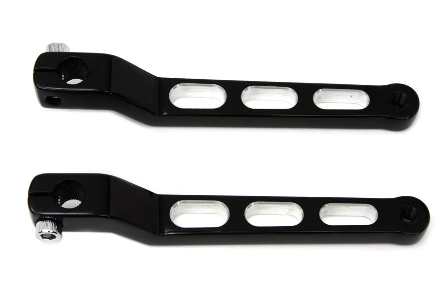 HARLEY Fersen-Spitzen-Schalthebel-Set Schwarz Passend für 1986-2017 FLST, 1986-UP FLT, 1986-UP FLHT,
