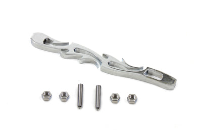HARLEY Chrome Shifter Rod Flame Style Fits 0-  Custom, application