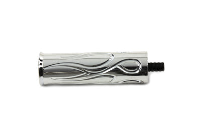 HARLEY Shifter Footpeg Flame Design fits 1952-1984 FL,   1979-UP FLT,   1971-1984 FX,   1984-UP FXST,   1986-UP FLST,   1982-1994 FXR,   1982-1994 FX
