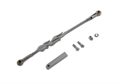 HARLEY Schaltgestänge-Kit Chrom Flammen-Stil Passend für 2000-UP FXST, 2000-UP FLST,