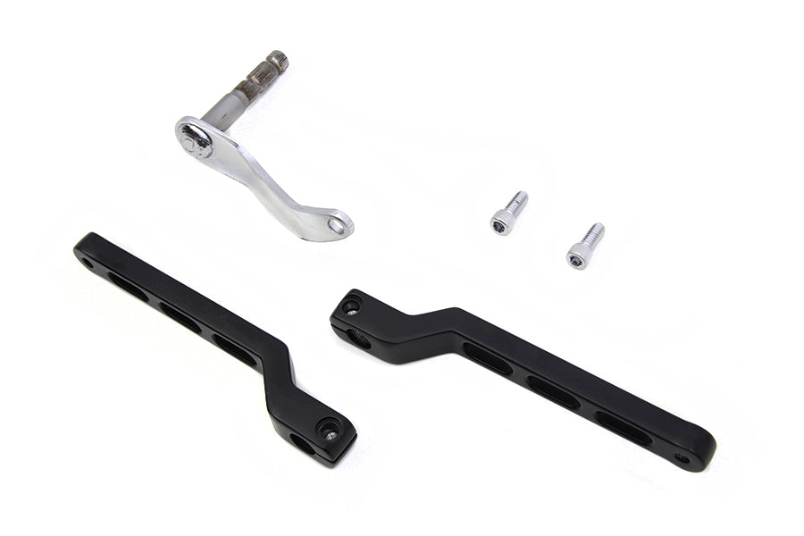 HARLEY Billet Style Fersen-Spitzen-Schalthebel-Kit Schwarz Passt für 2018-UP FLDE, Modelle mit Trittbrettern