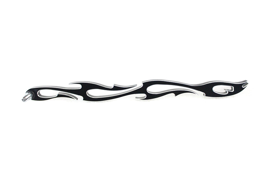 HARLEY schwarzes Schalthebelgestänge Flammen-Stil passend für 1980-1998 FLT, 1980-1998 FLHT, 1980-1998 FLHR, 1986-