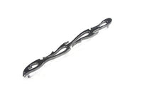 HARLEY schwarze Schalthebelstange Flammendesign passend für 1990-2010 FLHT, 1990-2010 FLHR, 1999-2010 FLT, 1990-