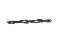 HARLEY schwarze Schalthebelstange Flammendesign passend für 1990-2010 FLHT, 1990-2010 FLHR, 1999-2010 FLT, 1990-