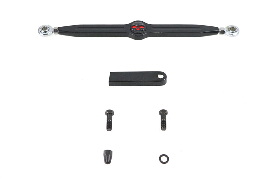 HARLEY 12 Zoll Totenkopf Schaltstange Kit Schwarz Passend für 1986-2017 FXST,