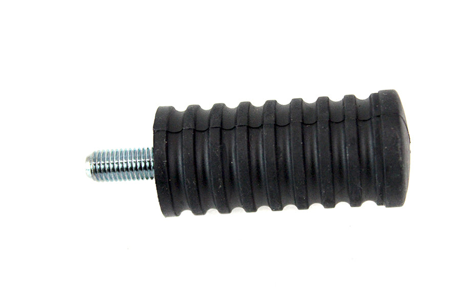 HARLEY Schalthebel-Fußraste, Schwarz Gummi, Passend für 1952-1984 FL, 1979-UP FLT, 1971-1984 FX, 1984-UP FXST