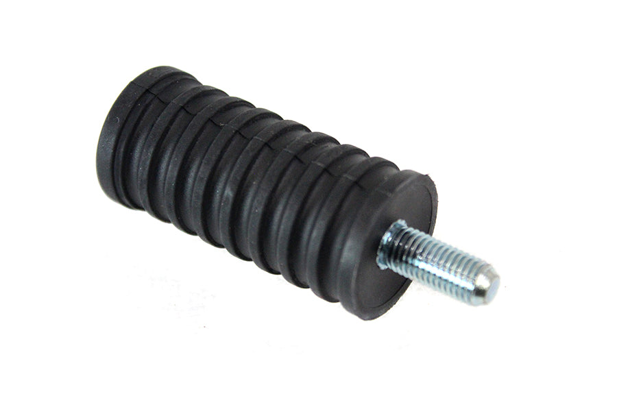 HARLEY Schalthebel-Fußraste, Schwarz Gummi, Passend für 1952-1984 FL, 1979-UP FLT, 1971-1984 FX, 1984-UP FXST