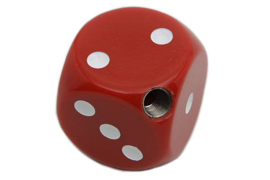 HARLEY Red Dice Style Shifter Knob fits 1941-1984 FL,   1936-1973 G,   1936-1952 W,