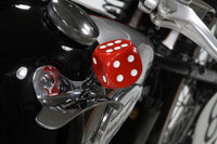 HARLEY Red Dice Style Shifter Knob fits 1941-1984 FL,   1936-1973 G,   1936-1952 W,