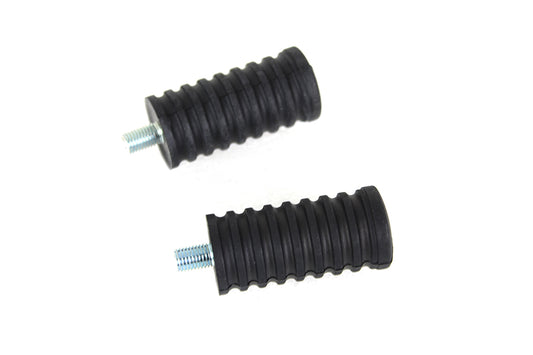 HARLEY Rubber Shifter Footpeg Set Black fits 1979-UP FLT,   1952-1984 FL,   1986-UP FLST,