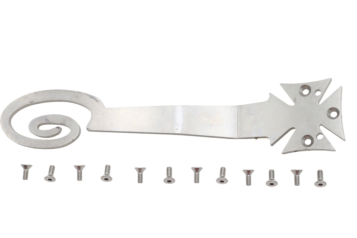 Indian Larry Jockey Shift Handle Natural Stainless Steel
