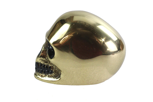 HARLEY Brass Skull Style Shifter Knob Fits 0-  Custom, application 0-  Custom, application