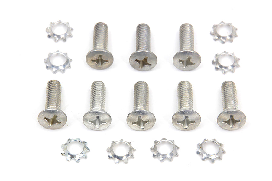 HARLEY Stößelblock-Schrauben-Kit Cadmium Passend für 1950-1953 FL,