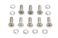 HARLEY Stößelblock-Schrauben-Kit Cadmium Passend für 1950-1953 FL,