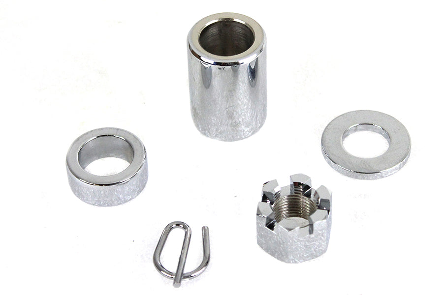 HARLEY Chrom Hinterachs-Mutter-Kit passend für 2000-2001 FLT,