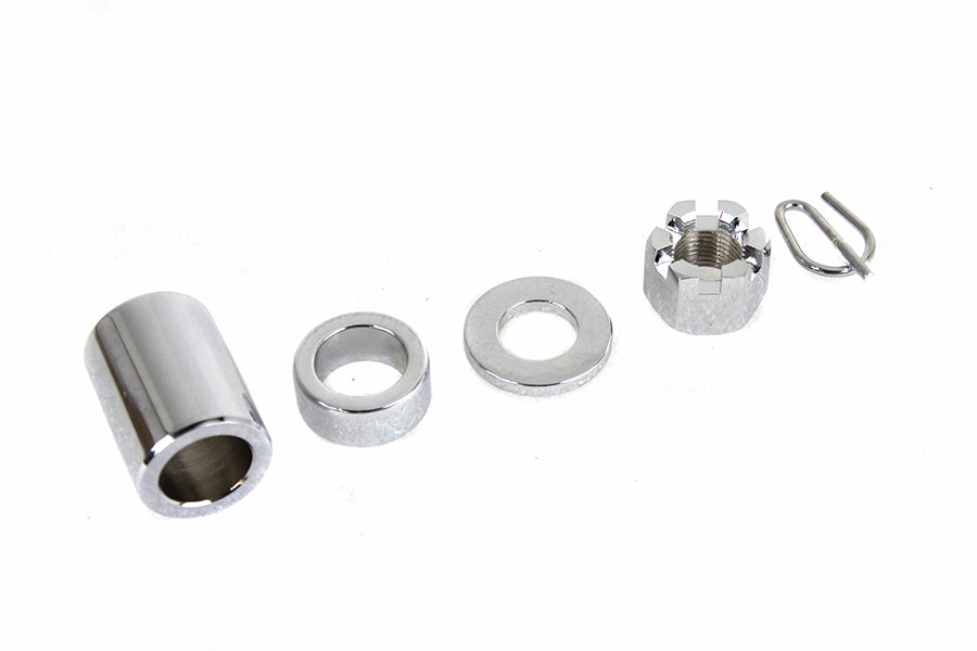 HARLEY Chrom Hinterachs-Mutter-Kit passend für 2000-2001 FLT,