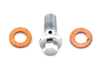 HARLEY Bremsleitung Hohlschraube Kuppelform 10mm Passend für 1982-2003 XL, 1994-2010 FXD, 1982-2009 FLT,