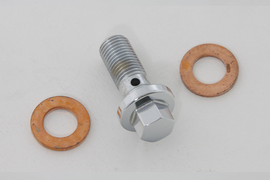 HARLEY Bremsleitung Hohlschraube Kuppelform 10mm Passend für 1982-2003 XL, 1994-2010 FXD, 1982-2009 FLT,