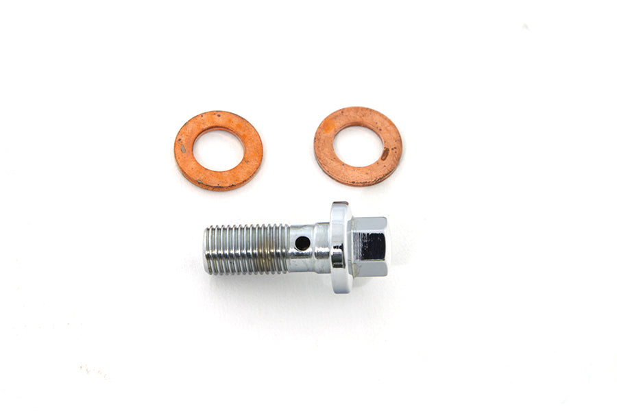 HARLEY Bremsleitung Hohlschraube Kuppelform 10mm Passend für 1982-2003 XL, 1994-2010 FXD, 1982-2009 FLT,