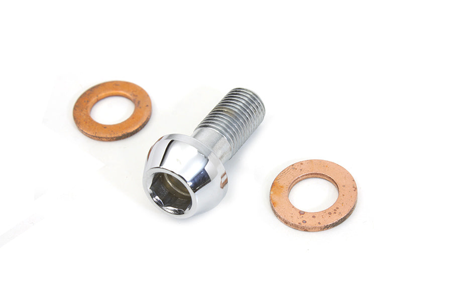 HARLEY Bremsleitung Hohlschraube Inbus Typ 10mm Passend für 1982-2003 XL, 1994-2010 FXD, 1982-2009 FLT,