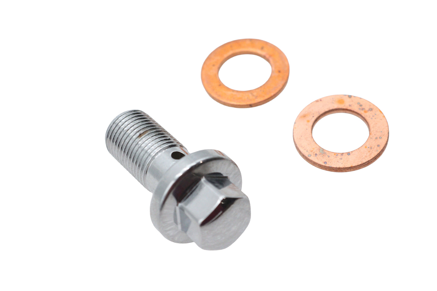 HARLEY Bremsleitung Banjo-Schraube Domed Type 12mm Passend für 1984-2010 FXST, 1991-2010 FXD, 1984-2003 XL,