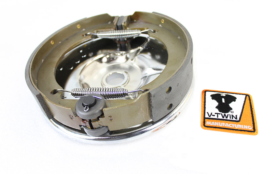 HARLEY Rear Mechanical Brake Backing Plate Kit Chrome fits 1936-1940 EL,   1941-1957 FL,   1937-1948 VL,
