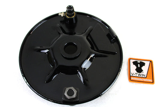 HARLEY Rear Mechanical Brake Backing Plate Kit Black fits 1936-1940 EL,   1941-1957 FL,   1937-1948 VL,