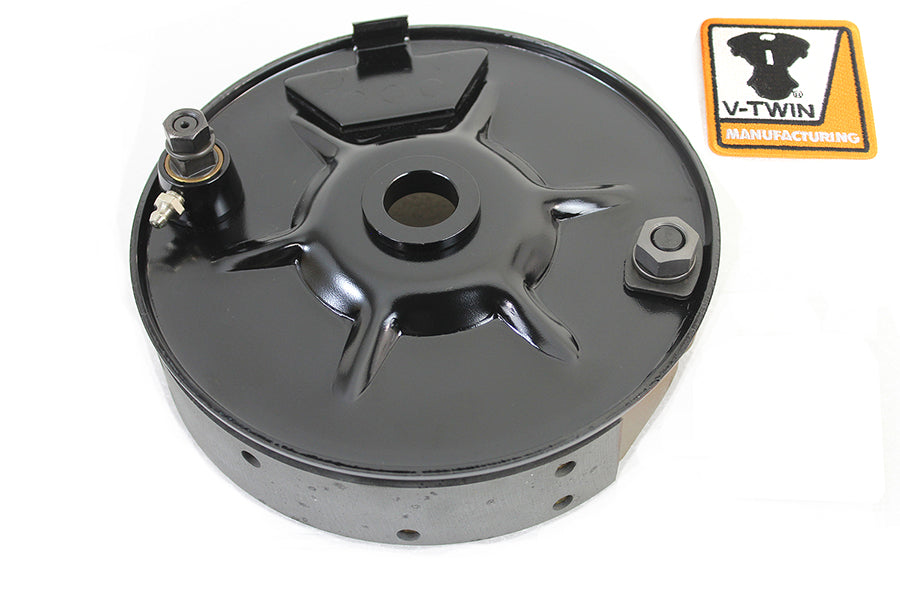 HARLEY Hintere mechanische Bremsankerplatten-Kit Schwarz Passend für 1936-1940 EL, 1941-1957 FL, 1937-1948