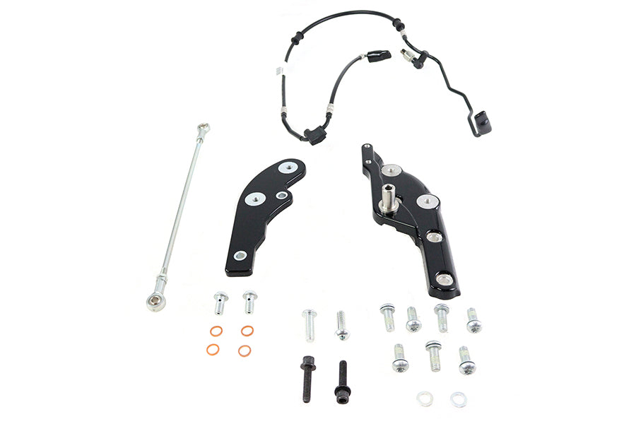 HARLEY Black Extended Reach Forward Control Kit Passend für 2018-UP FXFB, ohne ABS 2018-UP FXFBS, ohne
