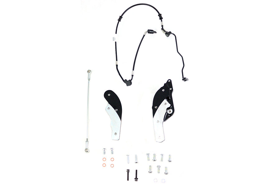 HARLEY Black Extended Reach Forward Control Kit Passend für 2018-UP FXFB, ohne ABS 2018-UP FXFBS, ohne