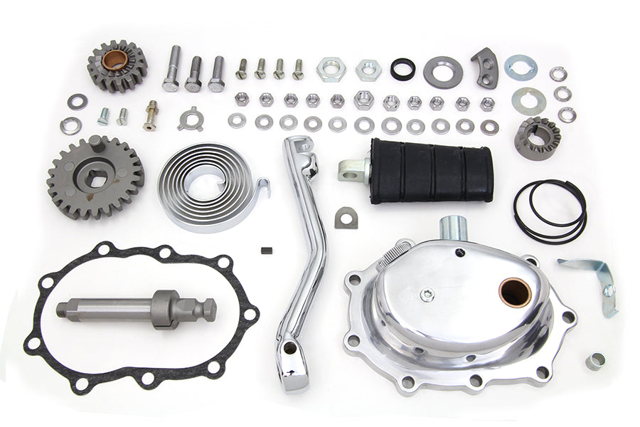 HARLEY Kompletter Kickstarter-Kit poliert Passend für 1936-1940 EL, 1937-1948 UL, 1941-1984 FL, 1971-