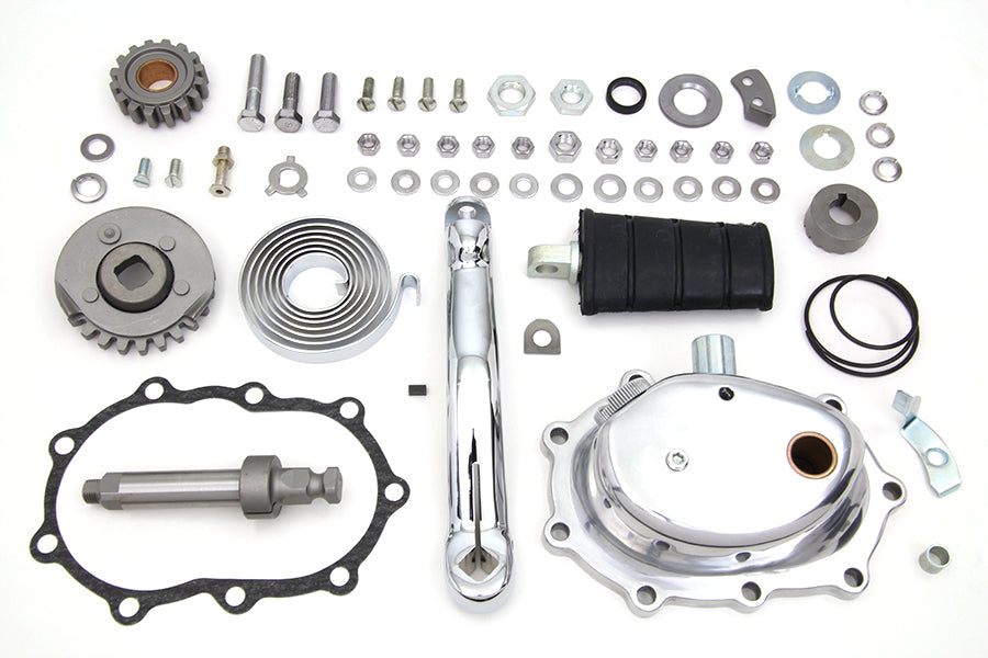 HARLEY Kompletter Kickstarter-Kit poliert Passend für 1936-1940 EL, 1937-1948 UL, 1941-1984 FL, 1971-