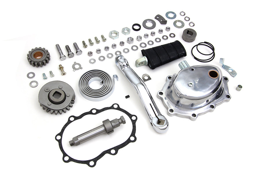 HARLEY Kompletter Kickstarter-Kit poliert Passend für 1936-1940 EL, 1937-1948 UL, 1941-1984 FL, 1971-