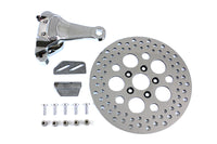 HARLEY Chrom Bremszange 4 Kolben hinten und 11-1/2 Zoll Bremsscheiben-Kit passend für 1983-2003 XL,