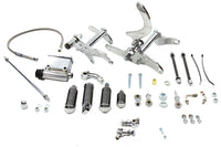 HARLEY Daniel Boone Forward Control Kit Chrom, passend für XL-Modelle von 1979-1983,