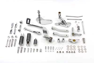 HARLEY Chrome Vorverlegte Fußrastenanlage Passend für 1991-2003 XL, 5-Gang