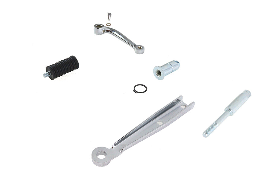 HARLEY XL Stock Mid Control Kit with Polished Brake Pedal fits 1983-1985 XL,