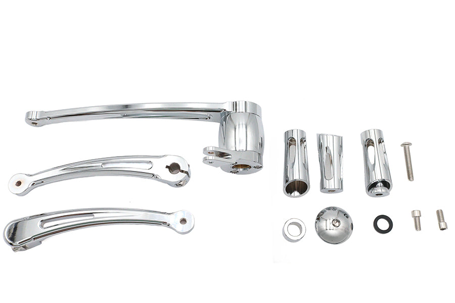 HARLEY Brems- und Schalthebel-Set Chrom passend für 2023–2024 FL,