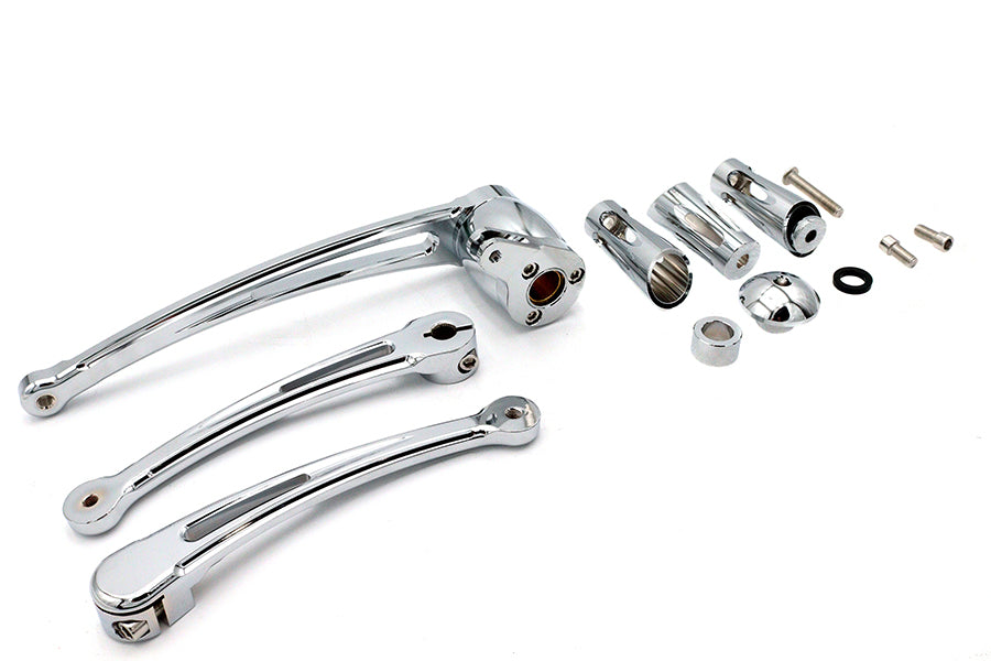 HARLEY Brems- und Schalthebel-Set Chrom passend für 2023–2024 FL,