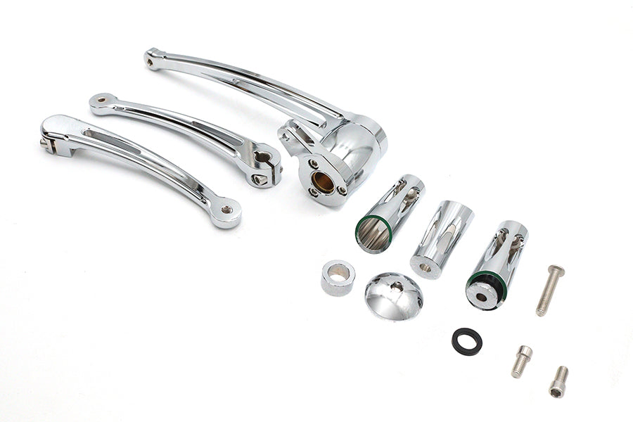 HARLEY Brems- und Schalthebel-Set Chrom passend für 2023–2024 FL,