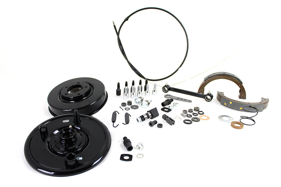 HARLEY Schwarzer Bremssteuerungs-Kit, passend für 1936-1937 UL, 1936-1937 EL,