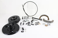 HARLEY Schwarzer Bremssteuerungs-Kit, passend für 1936-1937 UL, 1936-1937 EL,