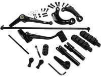 HARLEY Schwarzes Vorverlegtes Fußrasten-Kit mit Rasten passt für XL ab 2014,