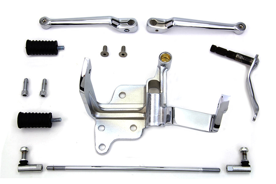 HARLEY FLST Schalthebel-Kontrollkit Chrom Passend für 2000-2006 FLST, 2000-2006 FLSTF, 2000-2006 FLSTS,