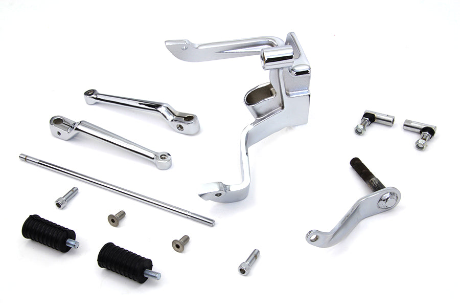 HARLEY FLST Schalthebel-Kontrollkit Chrom Passend für 2000-2006 FLST, 2000-2006 FLSTF, 2000-2006 FLSTS,