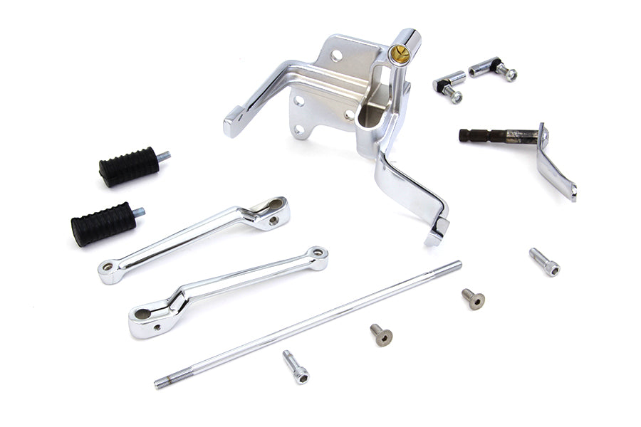 HARLEY FLST Schalthebel-Kontrollkit Chrom Passend für 2000-2006 FLST, 2000-2006 FLSTF, 2000-2006 FLSTS,